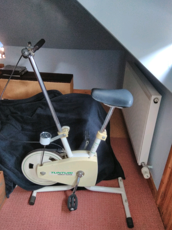 vintage tunturi exercise bike